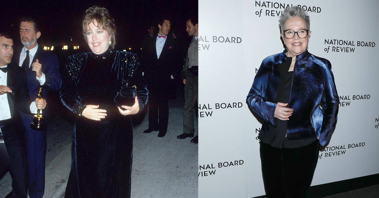 Kathy Bates på Oscarsgalan genom åren.