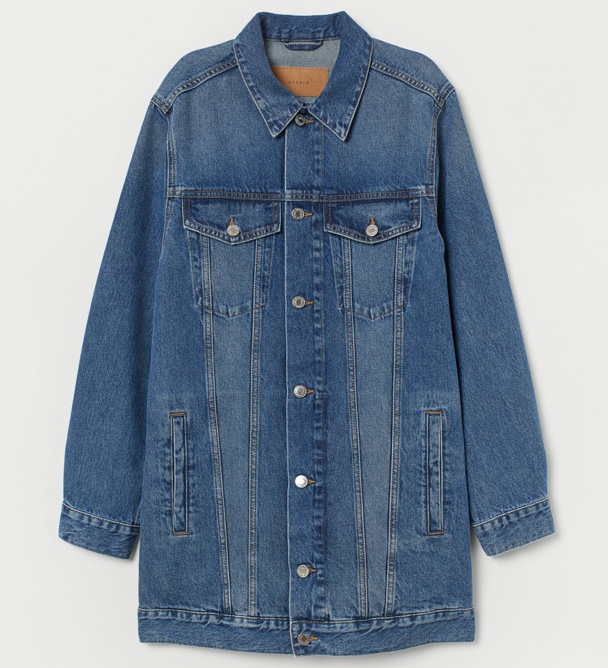 Lång jeansjacka från H&M