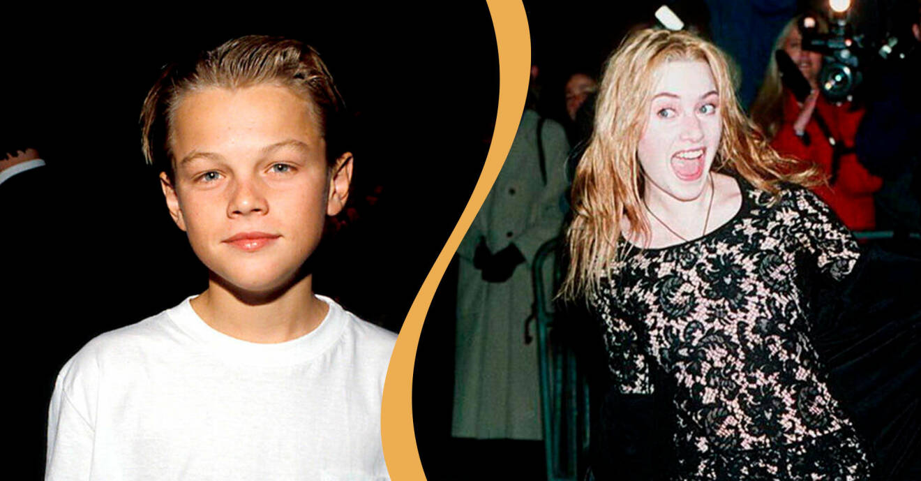 Leonardo DiCaprio och Kate Winslet: Första gången på röda mattan.