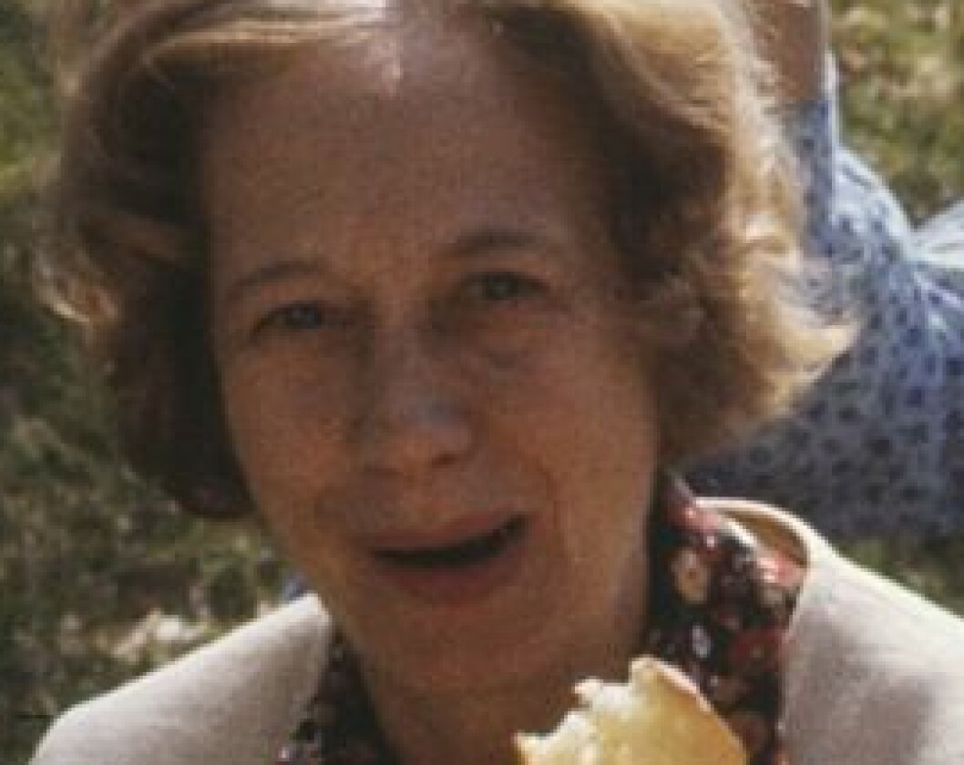 Anna-Britt Agnsäter. Porträtt av Anna-Britt Agnsäter.