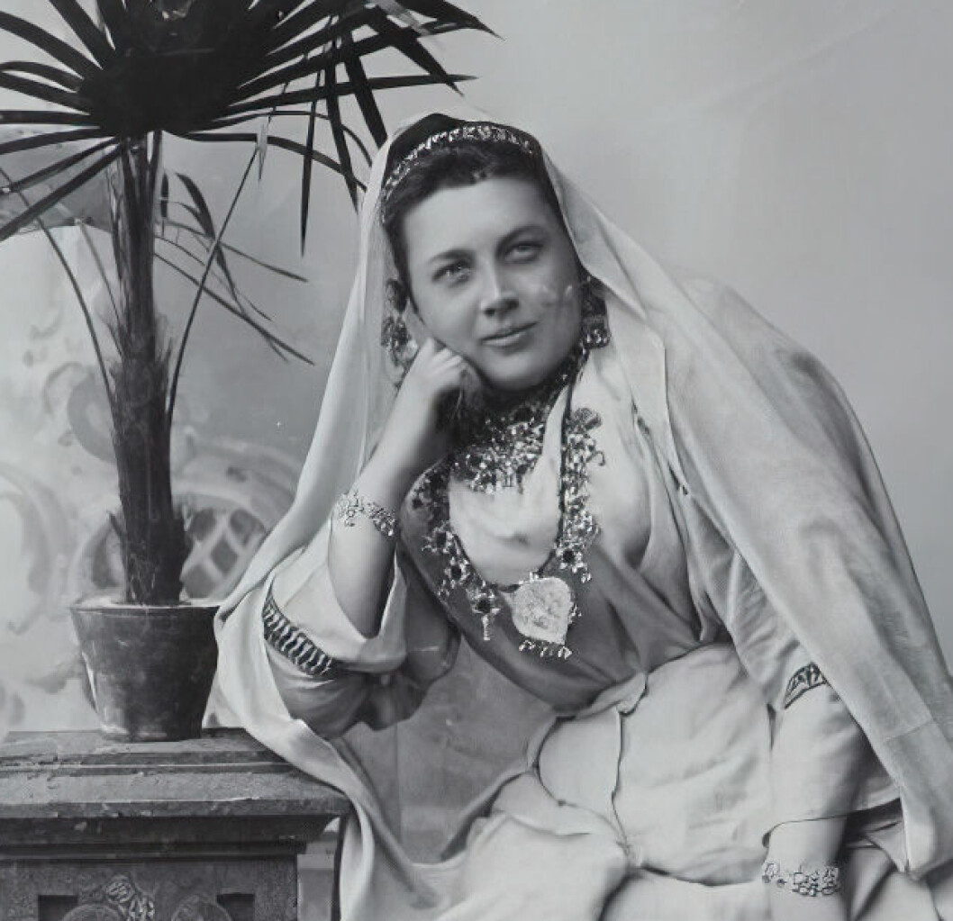 Mathilda Hamilton. Porträtt av Mathilda Hamilton.
