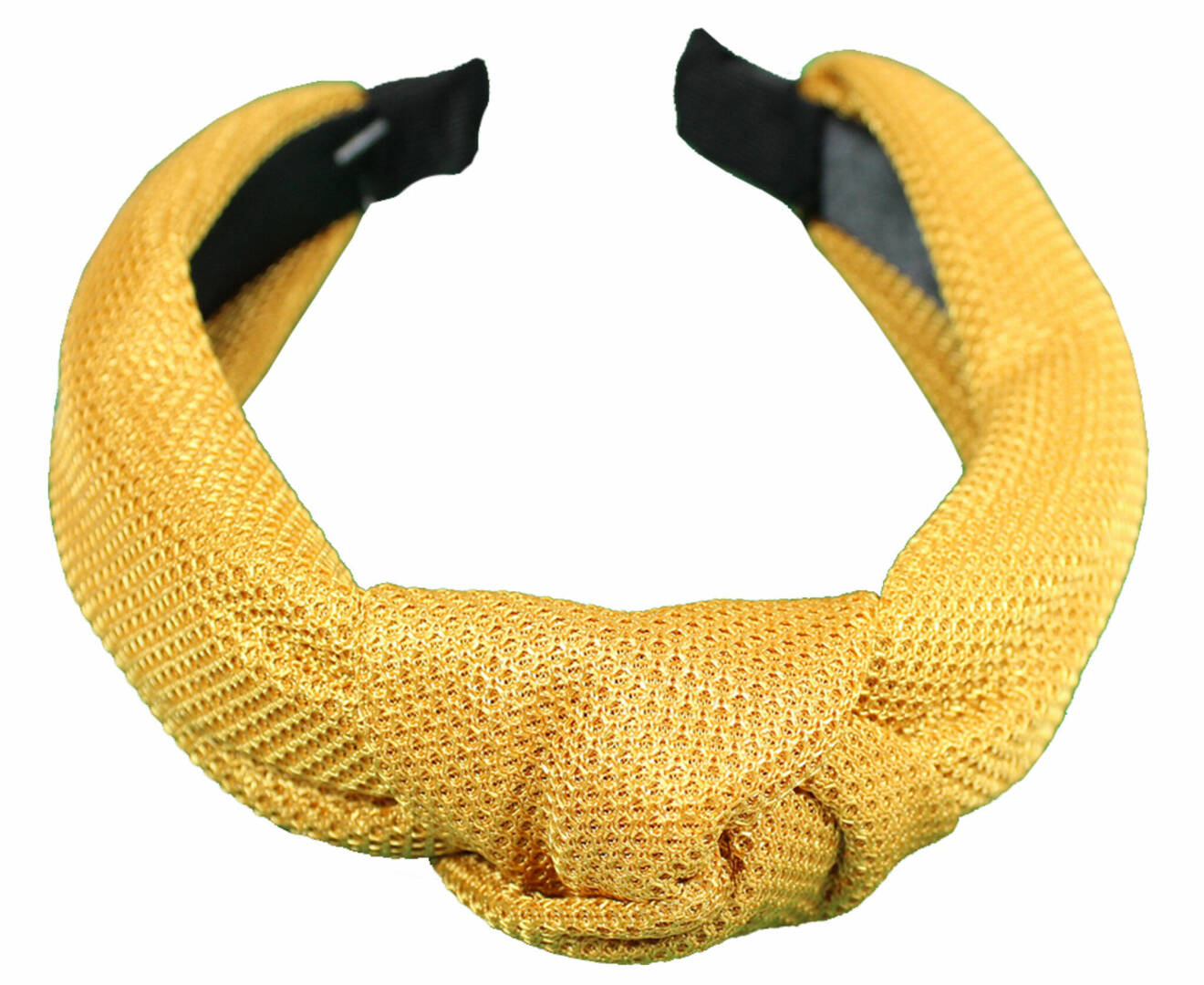 Brett diadem i textil med knut, från Complement.