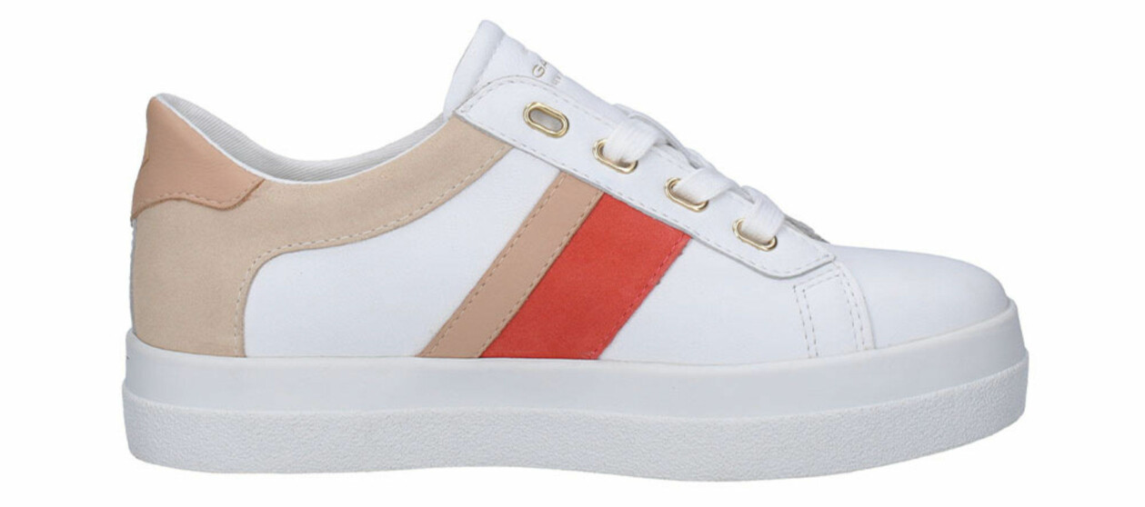 Vulkaniserad sneaker med tjock sula och ovandel i läder och mocka samt satin-snören, från Gant