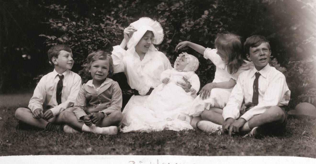 Kronprinsessan Margareta med barnen