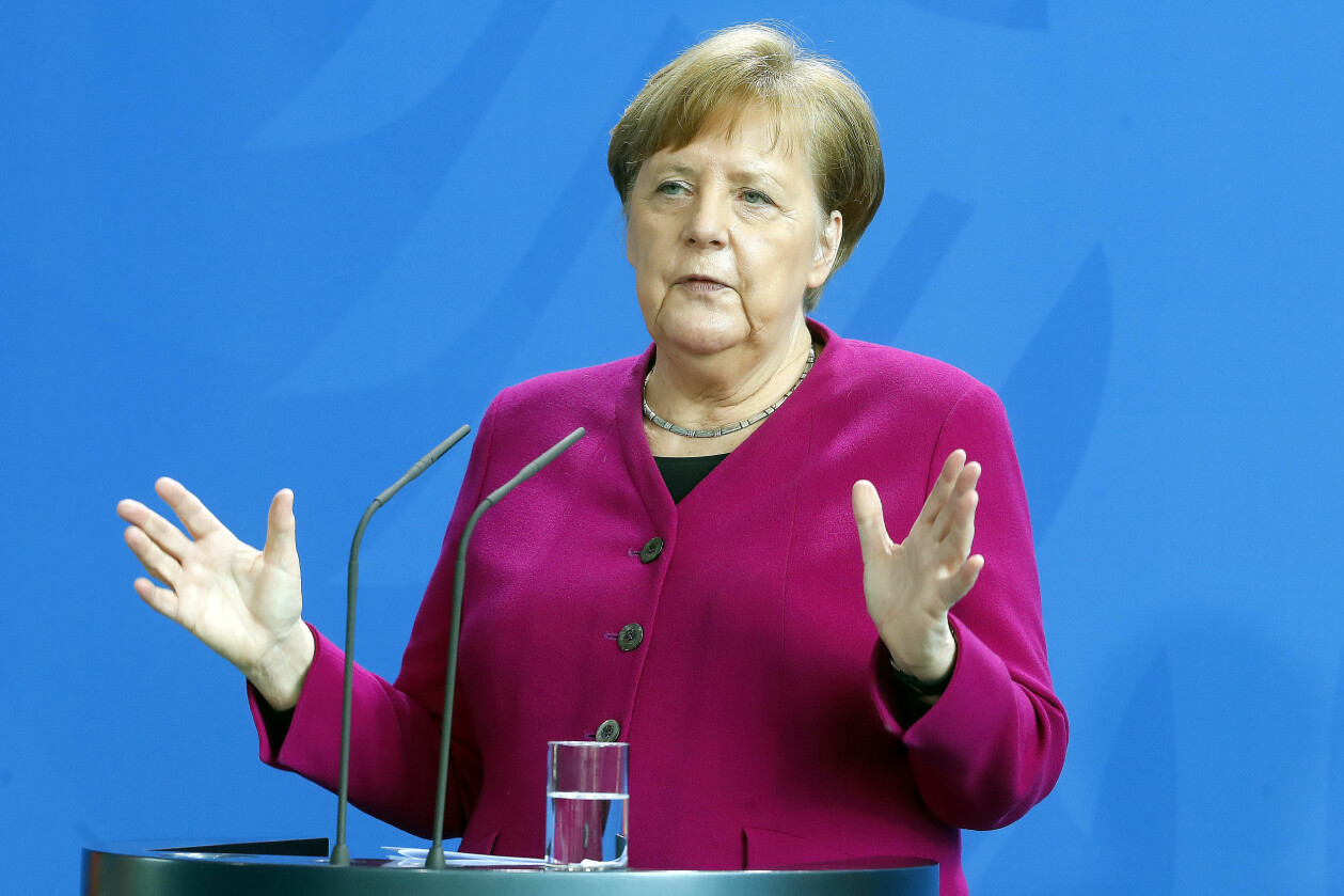 <i>Tysklands förbundskansler Angela Merkel. Foto: TT</i> Tysklands förbundskansler Angela Merkel.