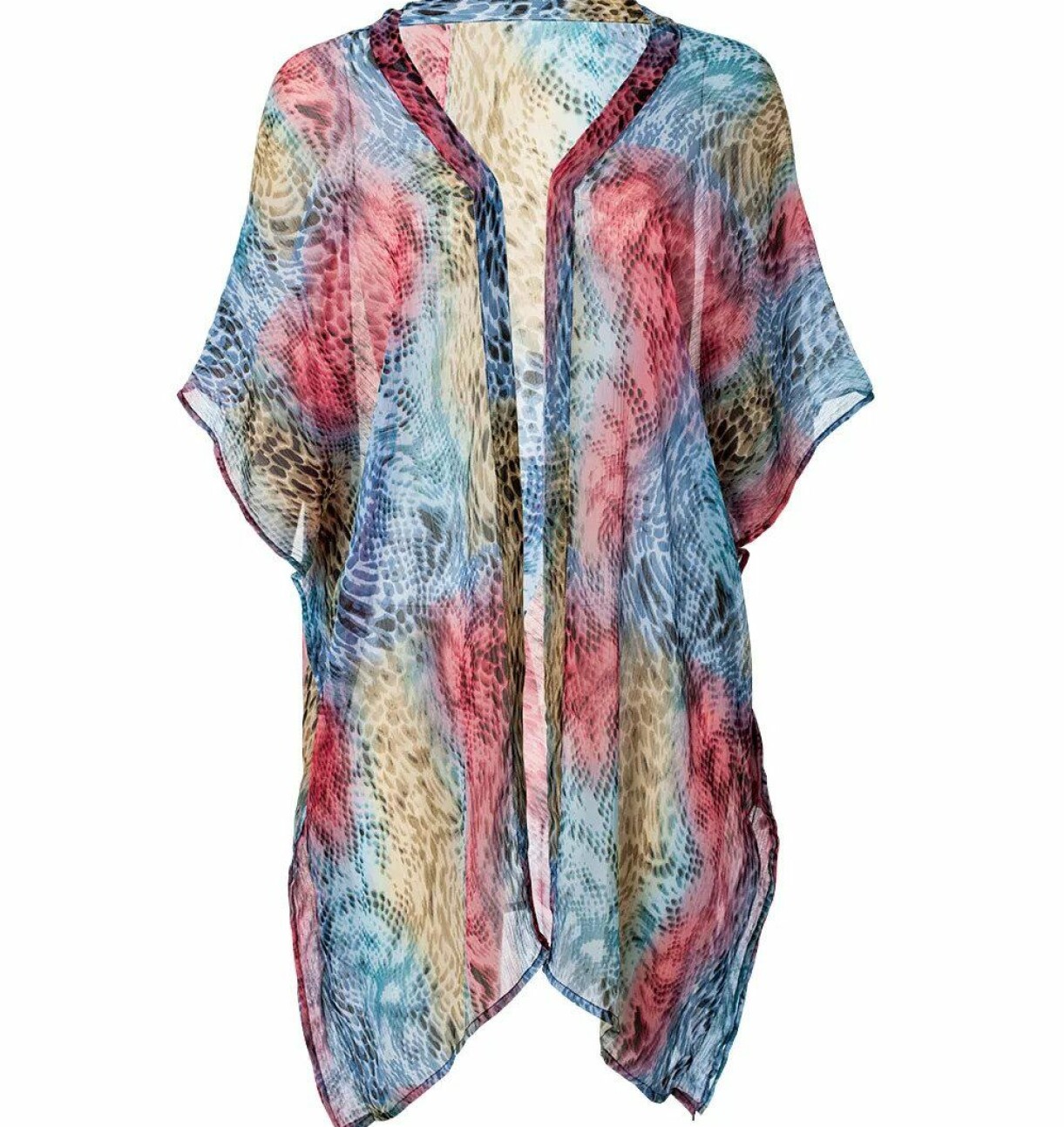 Färgglad cardigan från Tina Tunika.