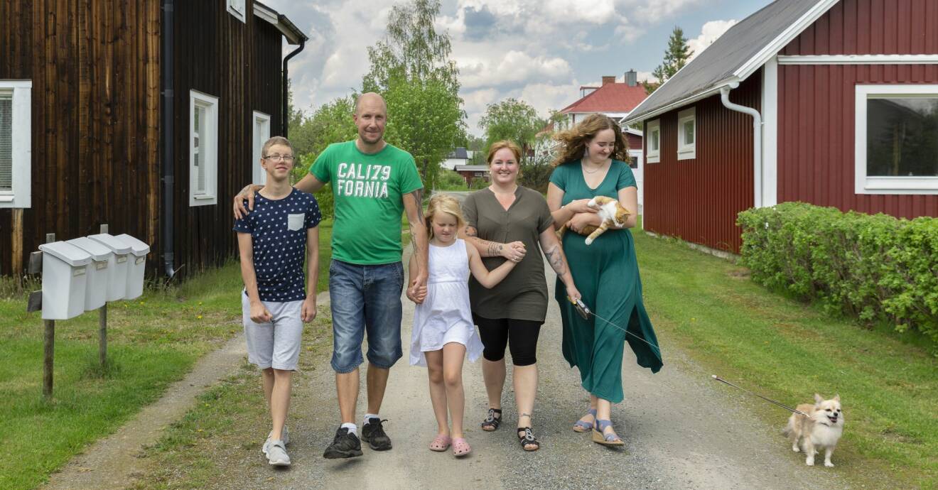 Familjen Eklöf Norberg vars dotter fick leukemi.