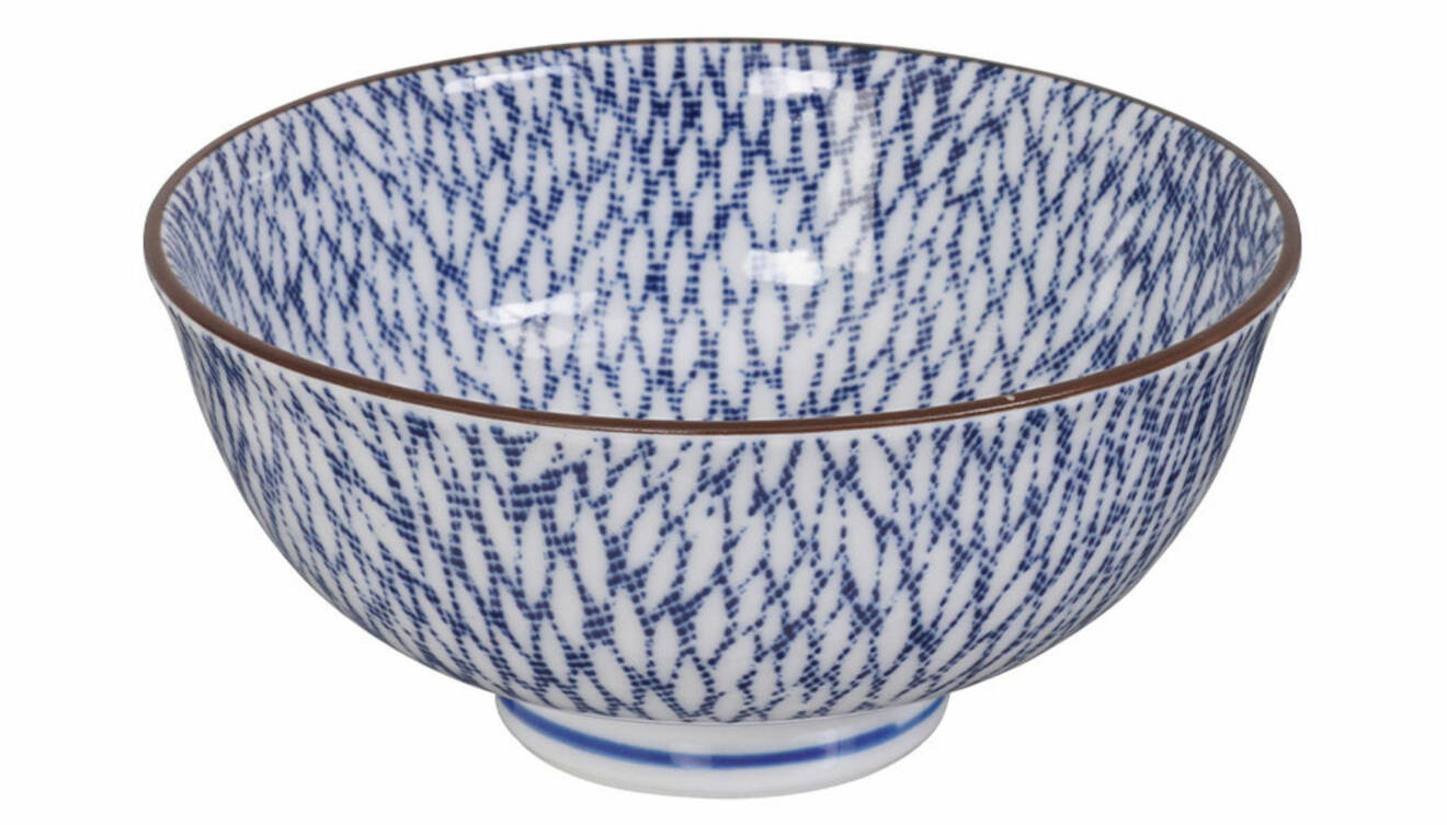 Keramikskål i blått och vitt, från Tokyo Design