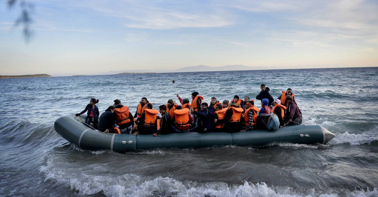 Båtflyktingar Grekland