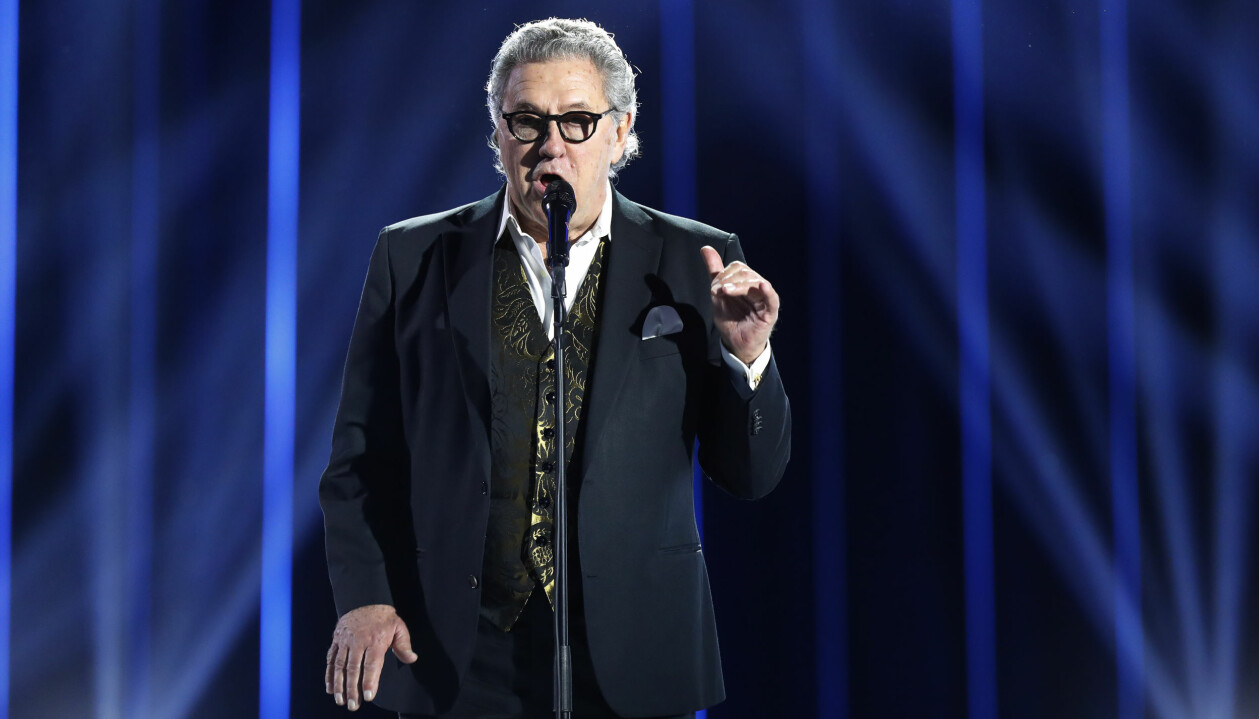 Tommy Körberg. Foto: Christine Olsson/TT Tommy Körberg uppträder under fotbollsgalan på Hovet 2019.