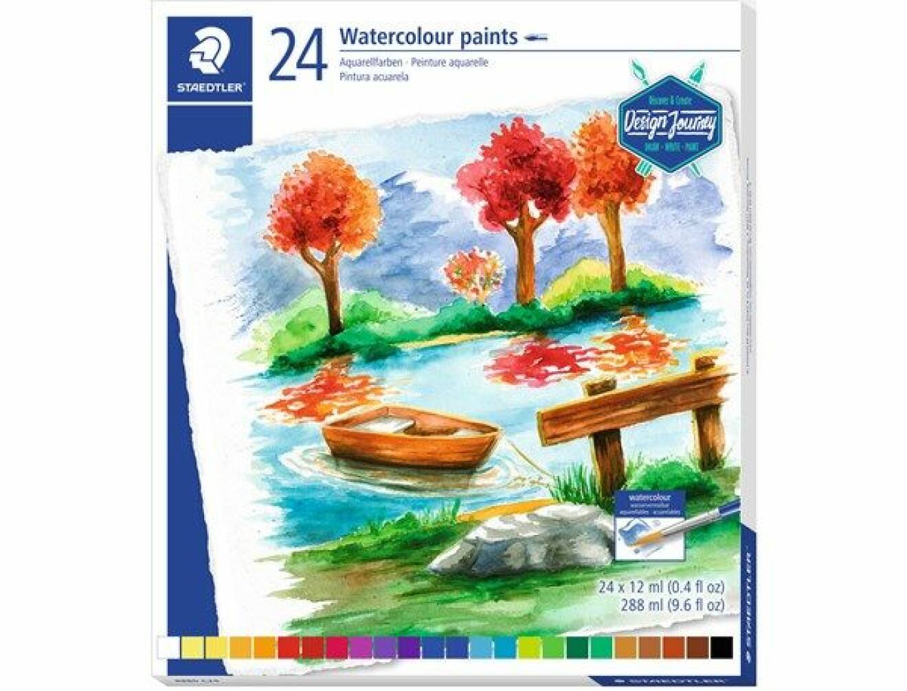 24-pack akvarellfärger