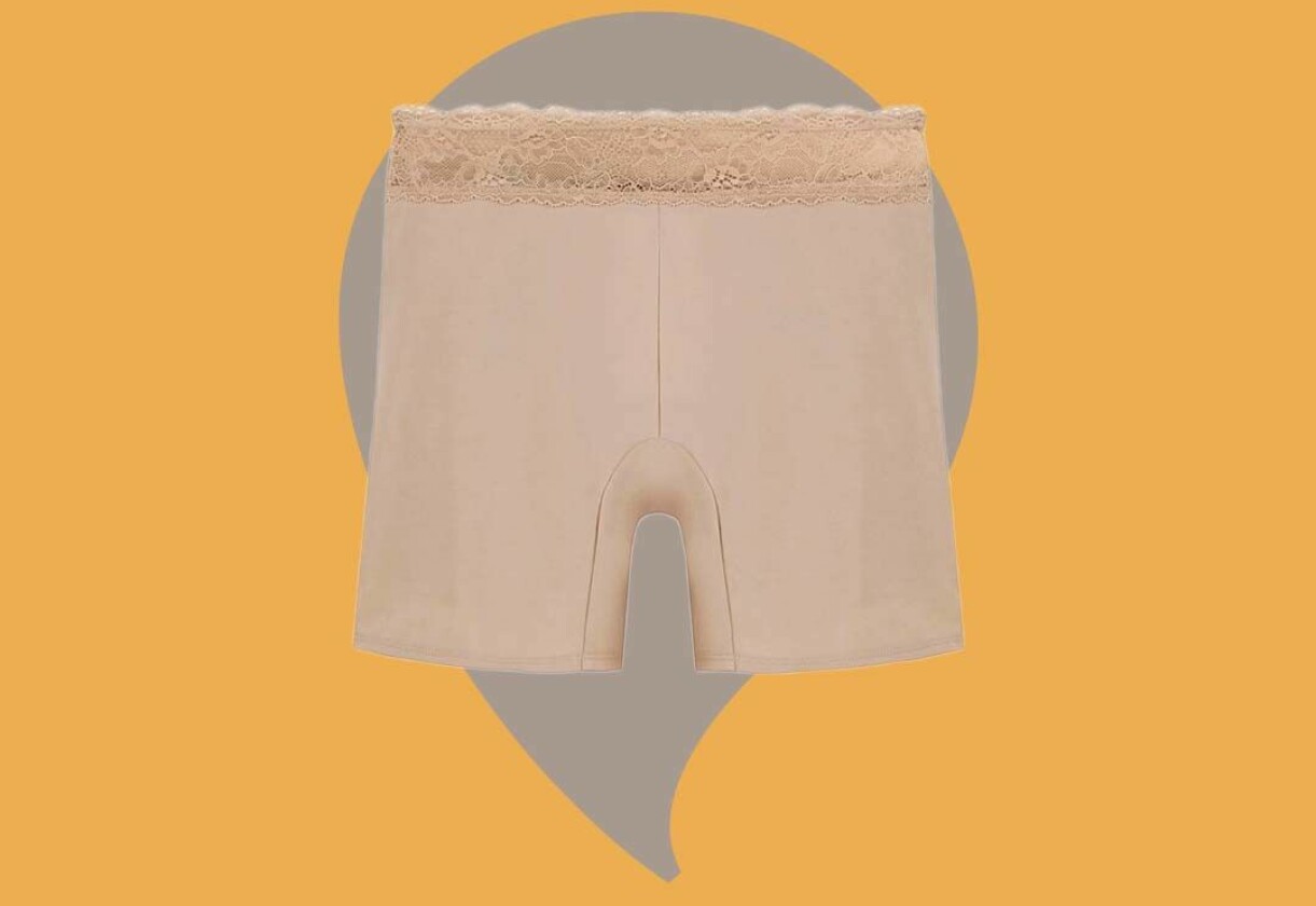 Boxertrosa beige extra långa ben