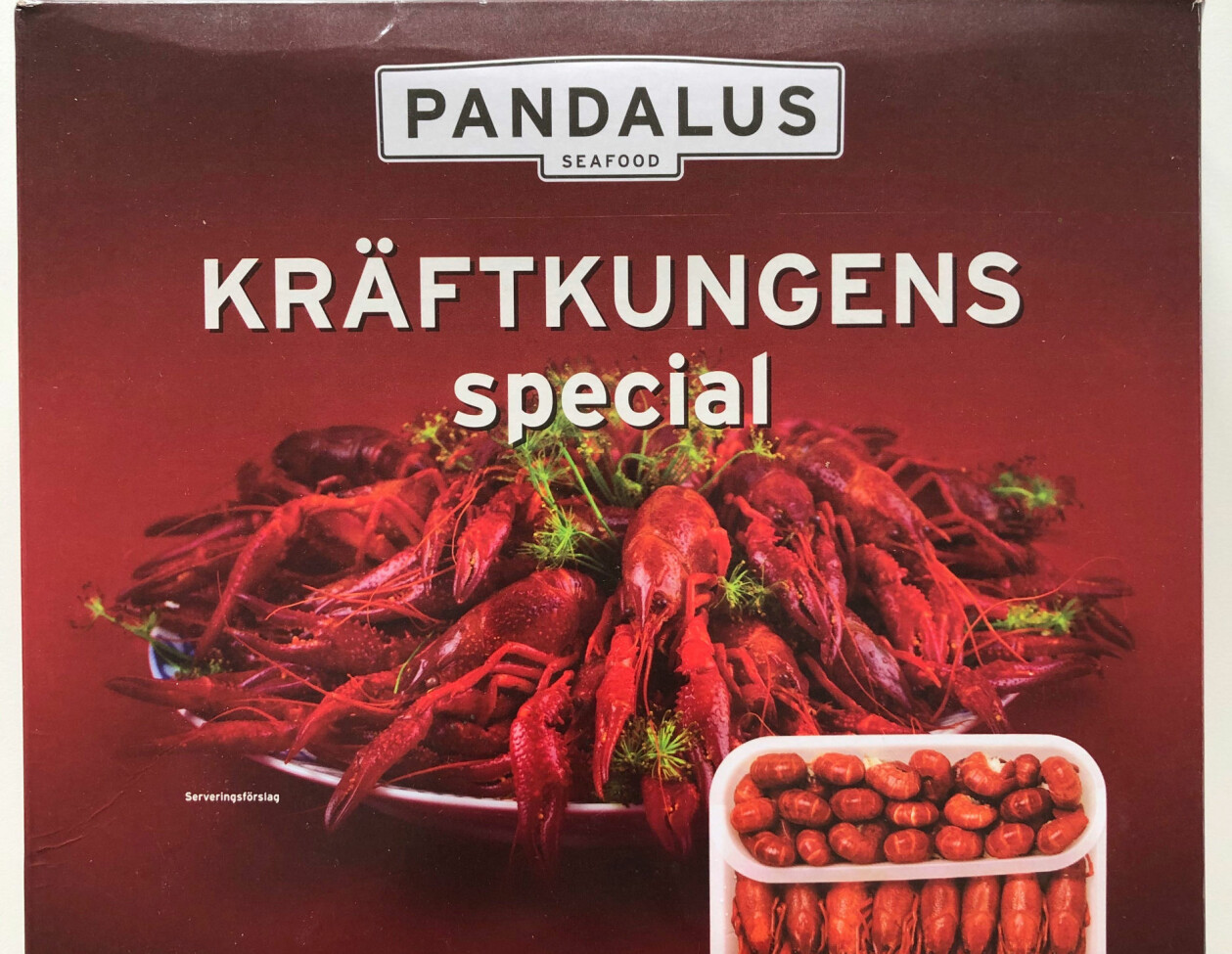Bäst i test frysta kräftor 2020! Betyg: 4+/5 Pandalus Kräftkungen special toppbetyg frysta kräftor 2020