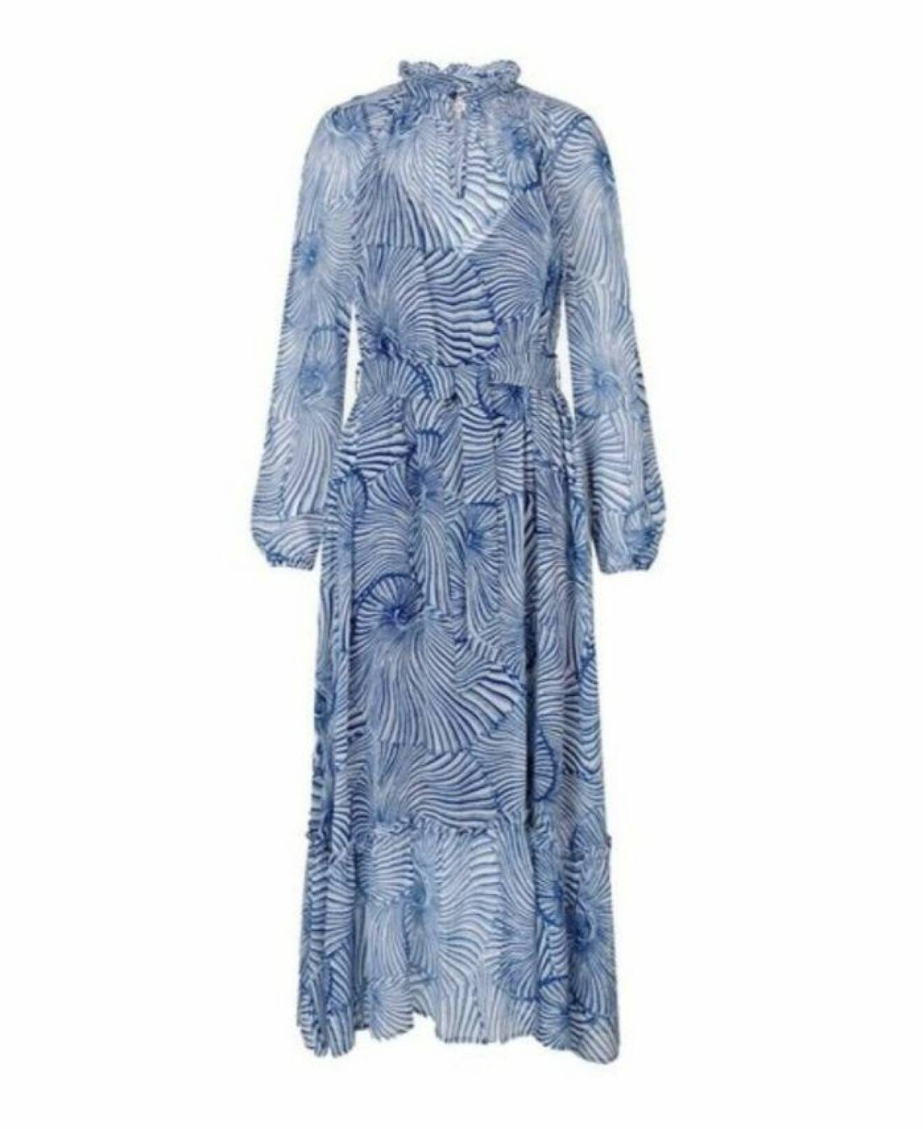 Victorias vackra blå klänning