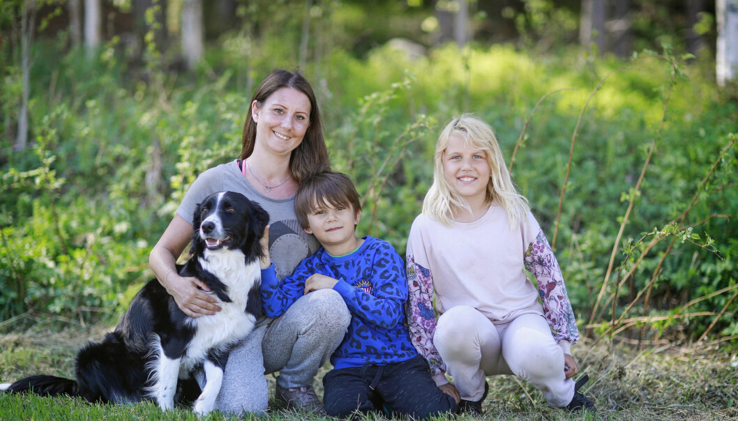 Barnen Robin och Beatrice inspirerar mamma att fortsätta kämpa.