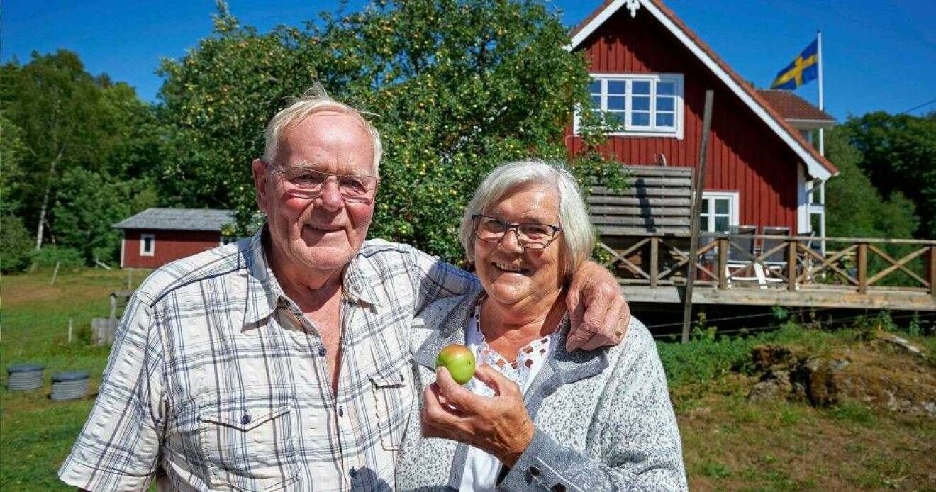 Siv och Arne flyttade in i Arnes barndomshem Björnvik i nordöstra Skåne på 60-talet.