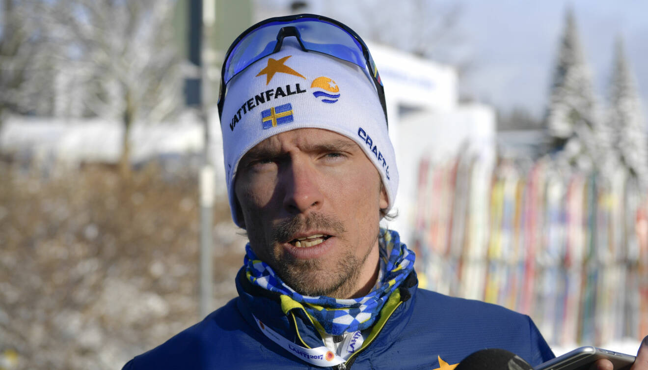 Johan Olsson under skid-VM i Lahtis 2017.