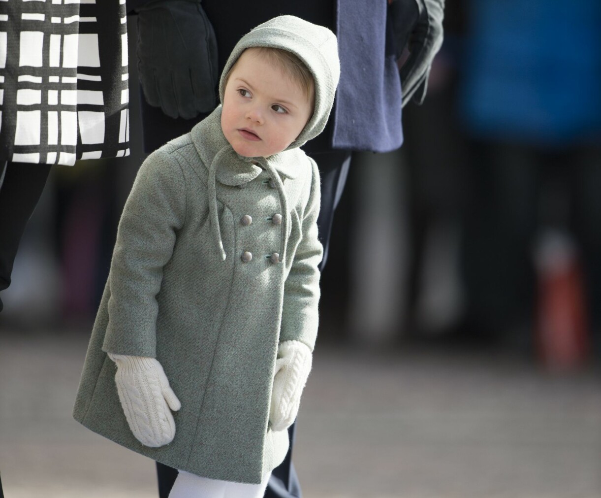 Foto: Fredrik Sandberg/TT Prinsessan Estelle två år gammal på Victorias namnsdag