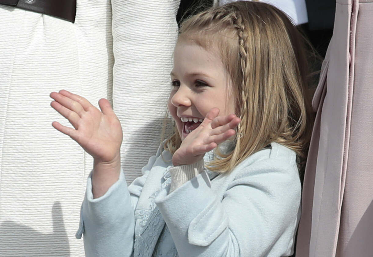 Foto: Lise Åserud/TT Prinsessan Estelle firar kungens 70-årsdag
