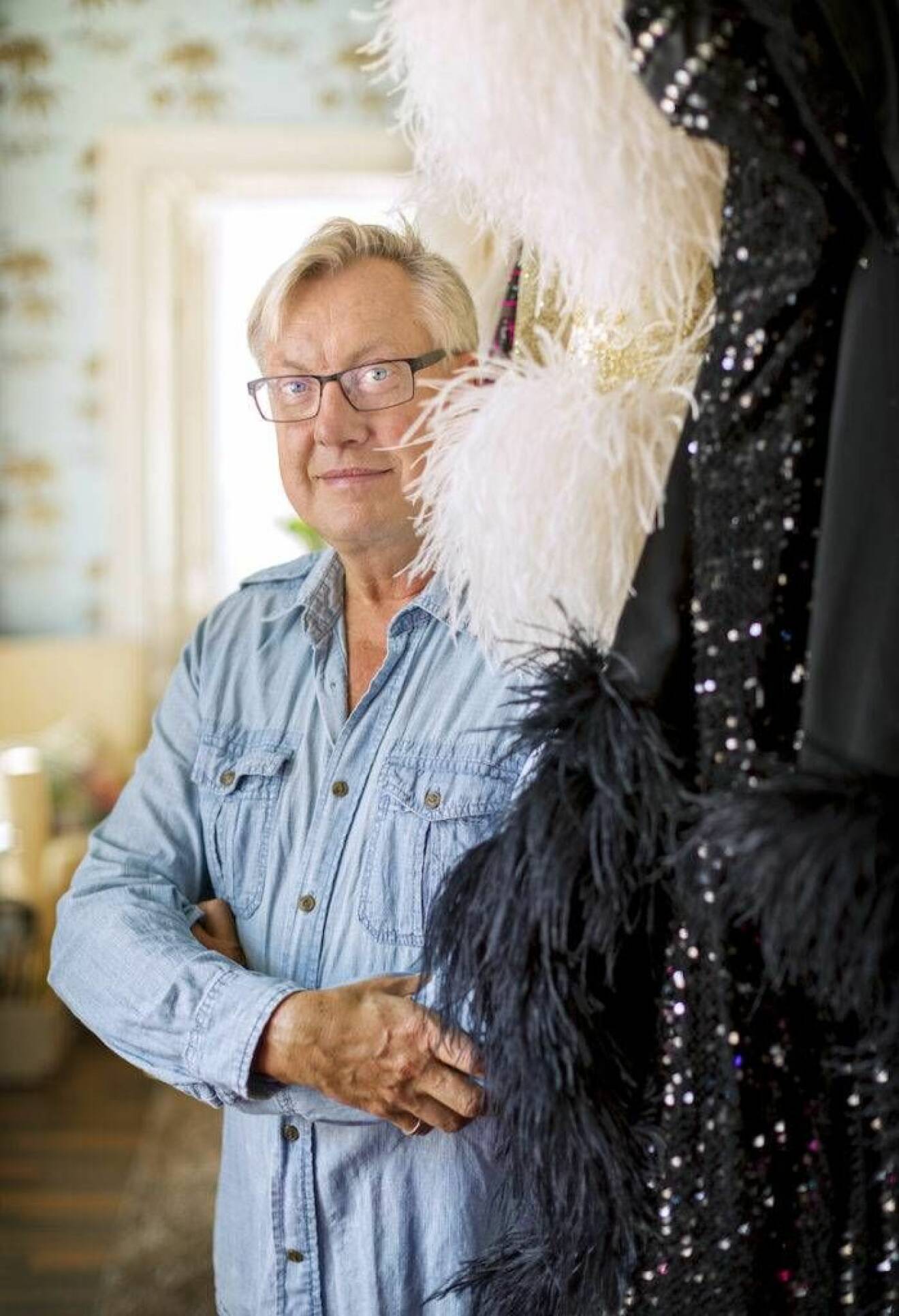 Lars-Åke Babsan Willhelmsson i sin ateljé.