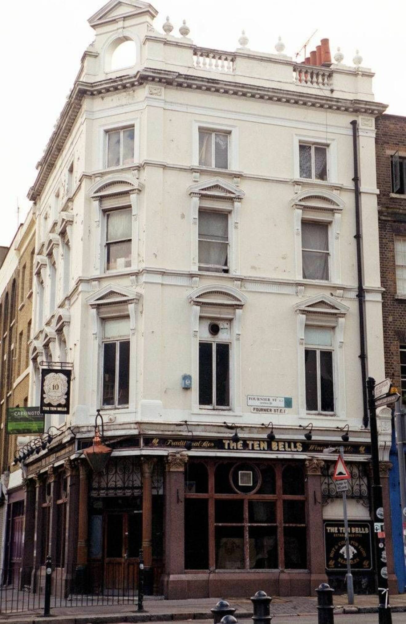 Puben Ten Bells där flera av Jack the Rippers offer var stammisar.