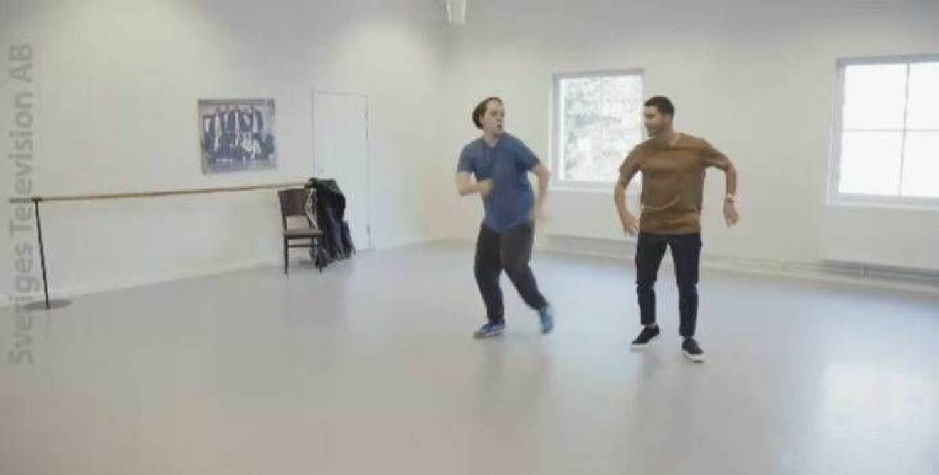 Eric Saade dansar loss