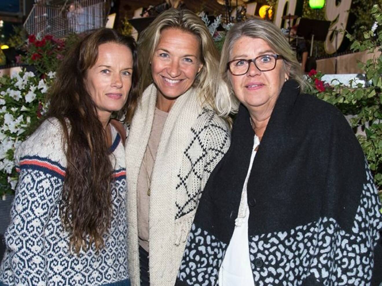 Lill-Babs döttrar Malin Berghagen, Kristin Kaspersen och Monica Svensson.