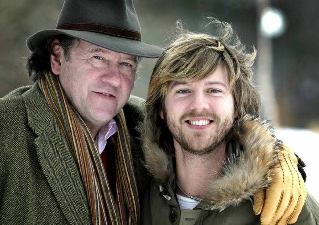 Tommy Körberg tillsammans med sonen Anton Körberg 2005.