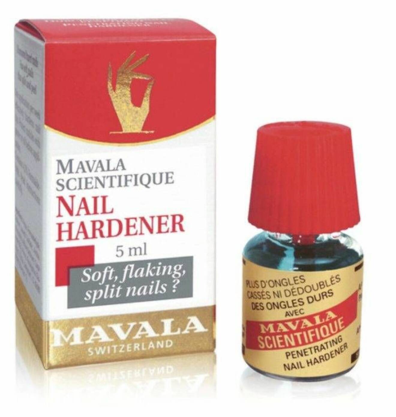Nagelhärdare från Mavala för sköra naglar