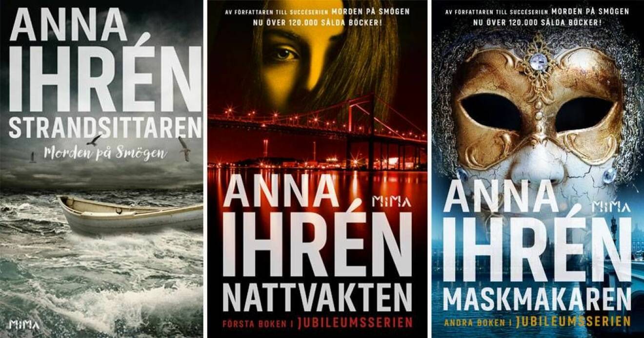 Tre böcker av Anna Ihrén