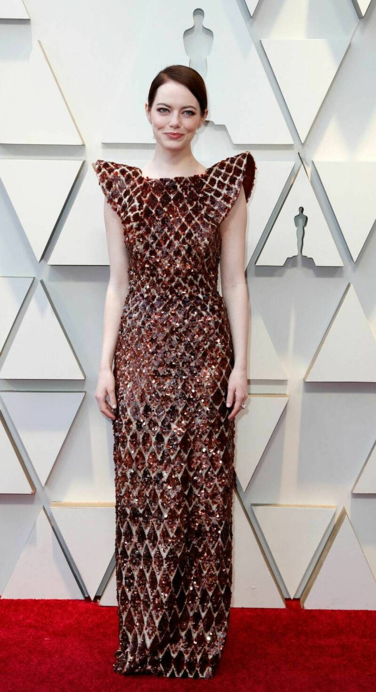 Emma Stone på Oscarsgalan 2019