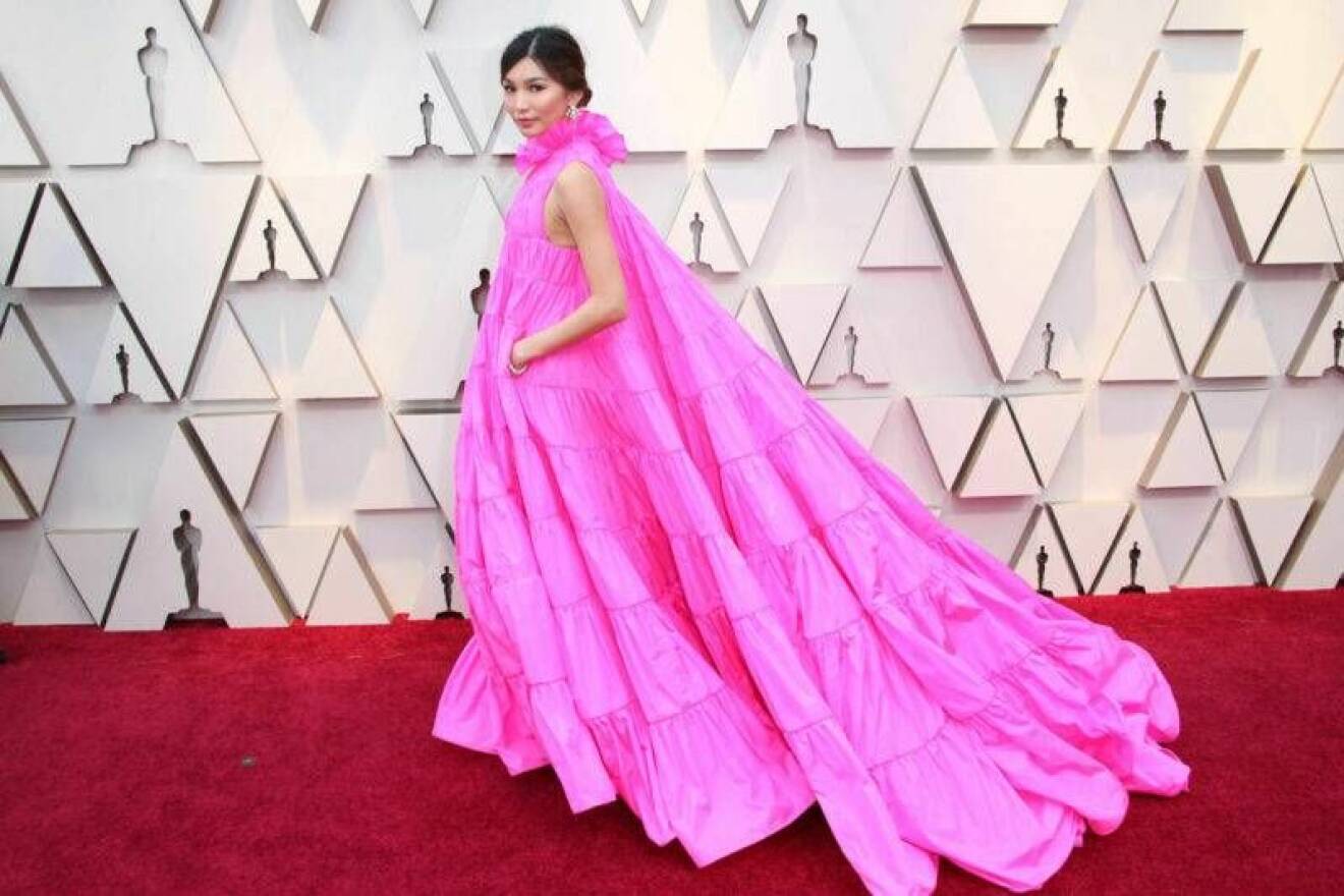 Gemma Chan på Oscarsgalan 2019