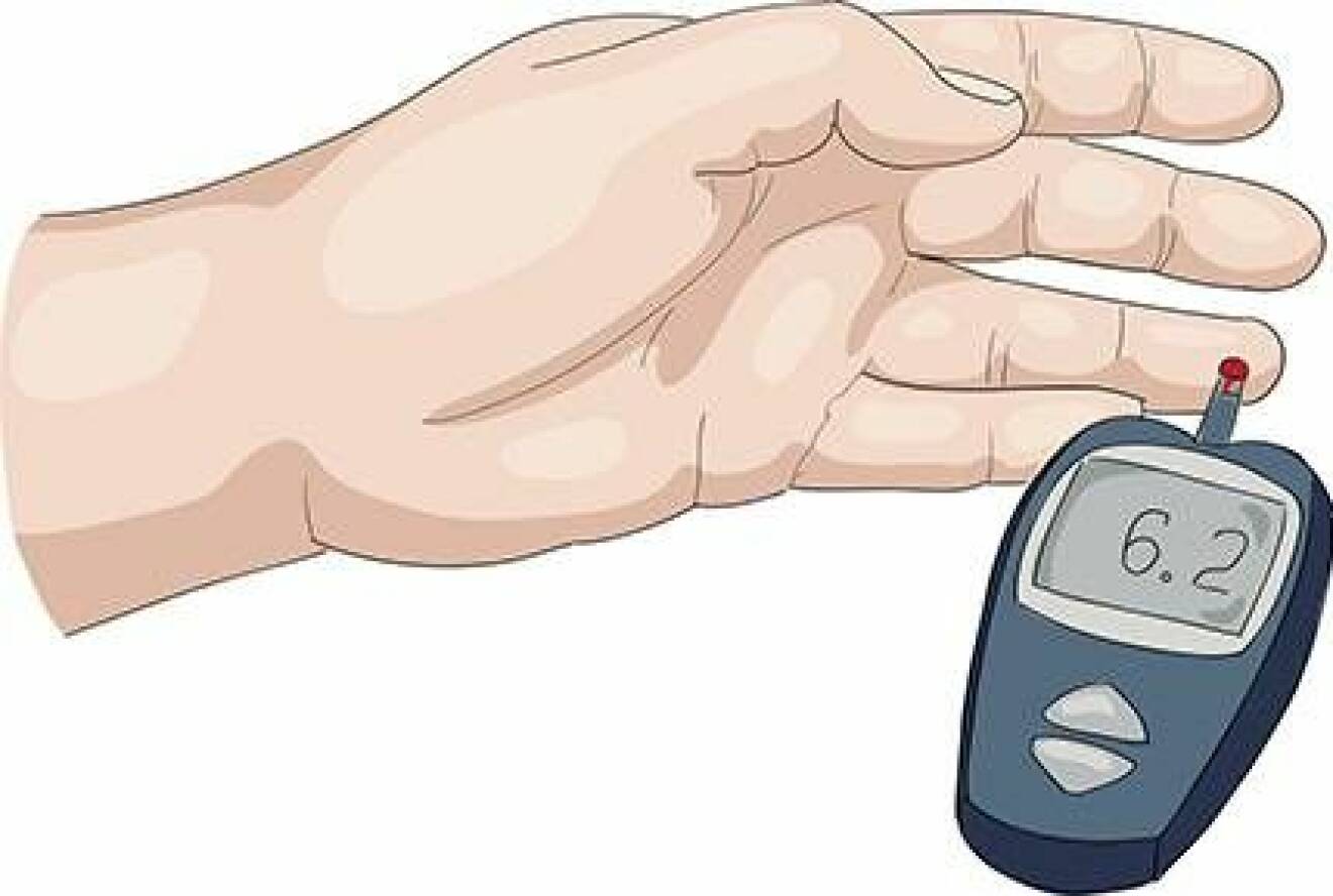 Vid diabetes är det viktigt att ha koll på sin blodsockernivå.