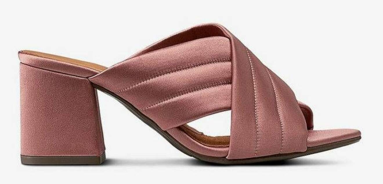 rosa sandalett i satin Billi Bi