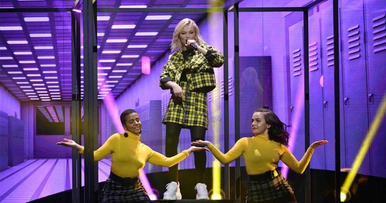 Malou Prytz med låten I do me i deltävling 2 av Melodifestivalen 2019.