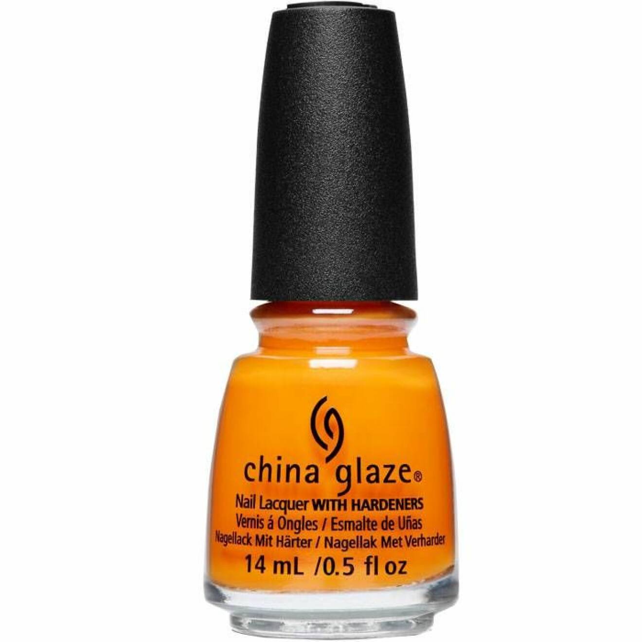 Orangelysande nagellack från China glaze
