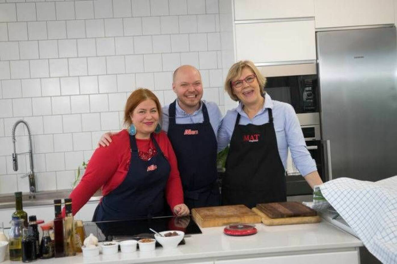 Sandra Palmqvist, Fredrik Nylén och Maud Onnermark 