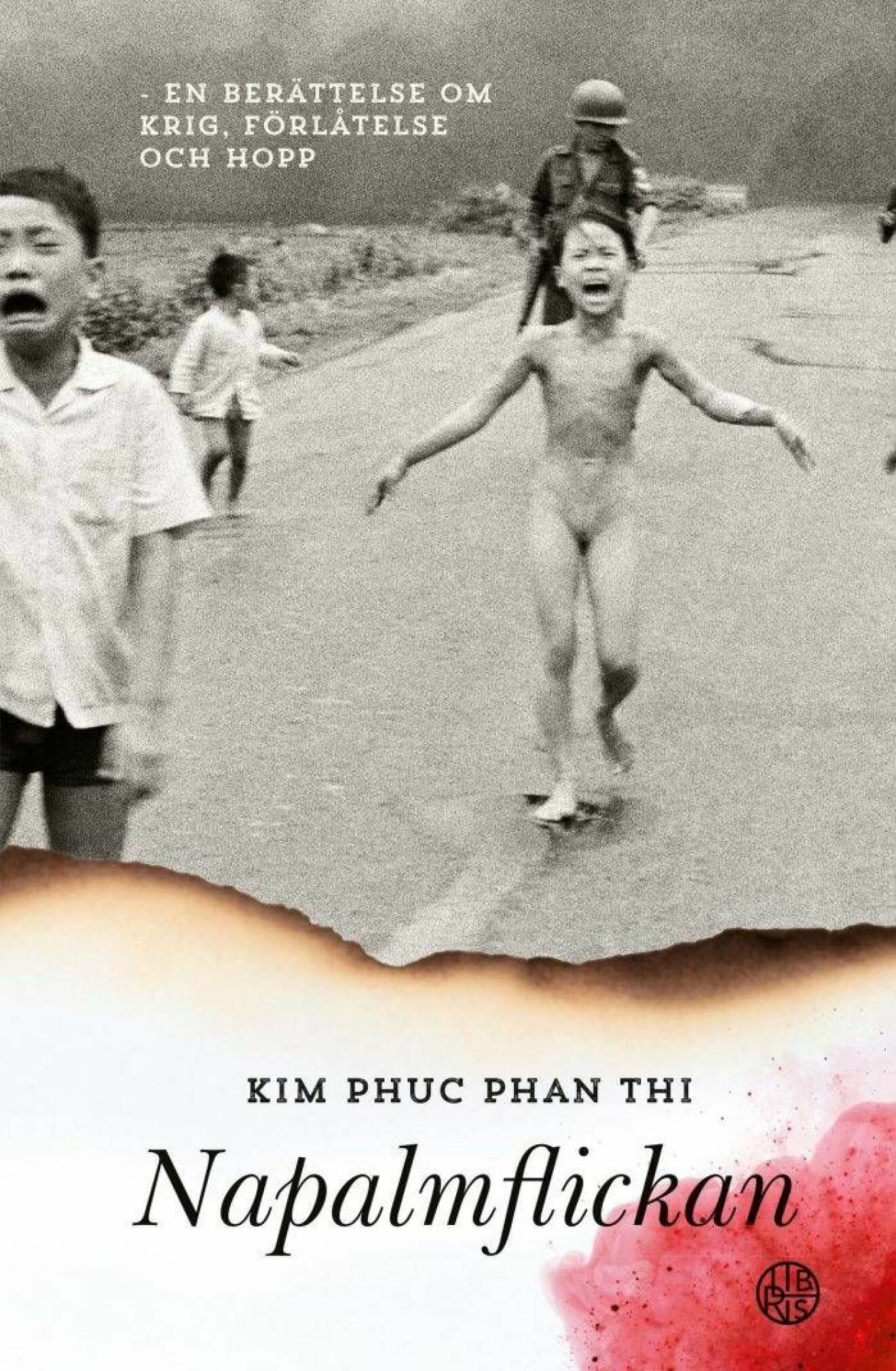 Bokomslag på Kim Phucs bok Napalmflickan.