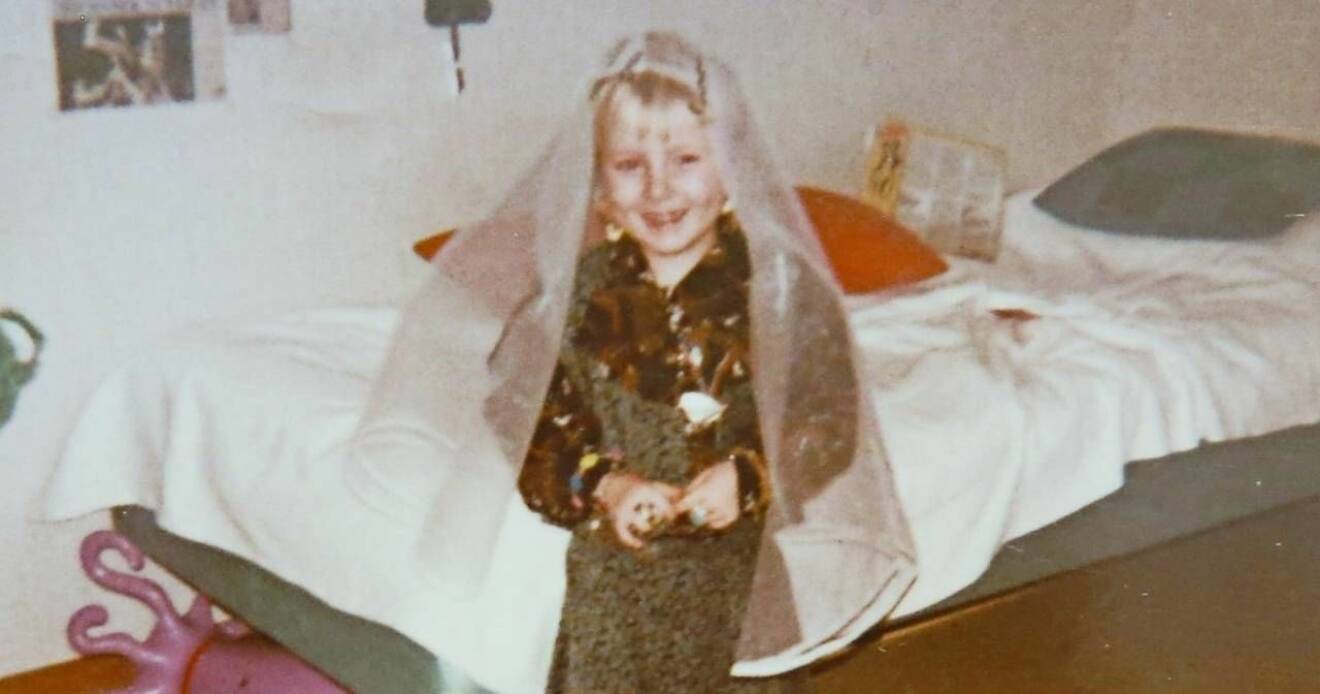 Som barn klädde Hanna gärna ut sig i slöja och klackskor