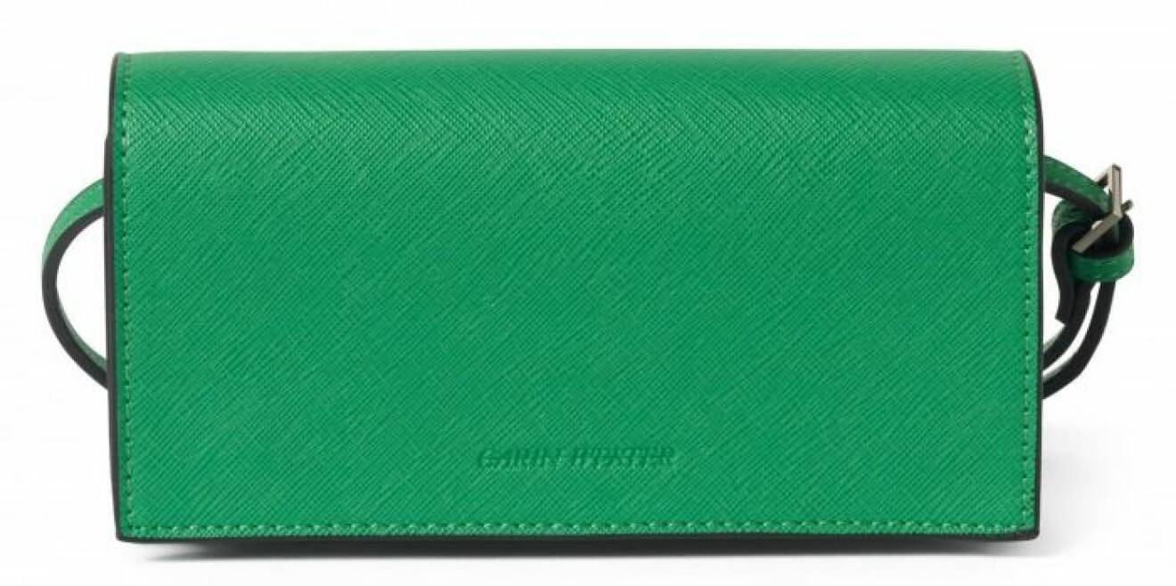 Grön kuvertväska från Carin Weter, Åhléns