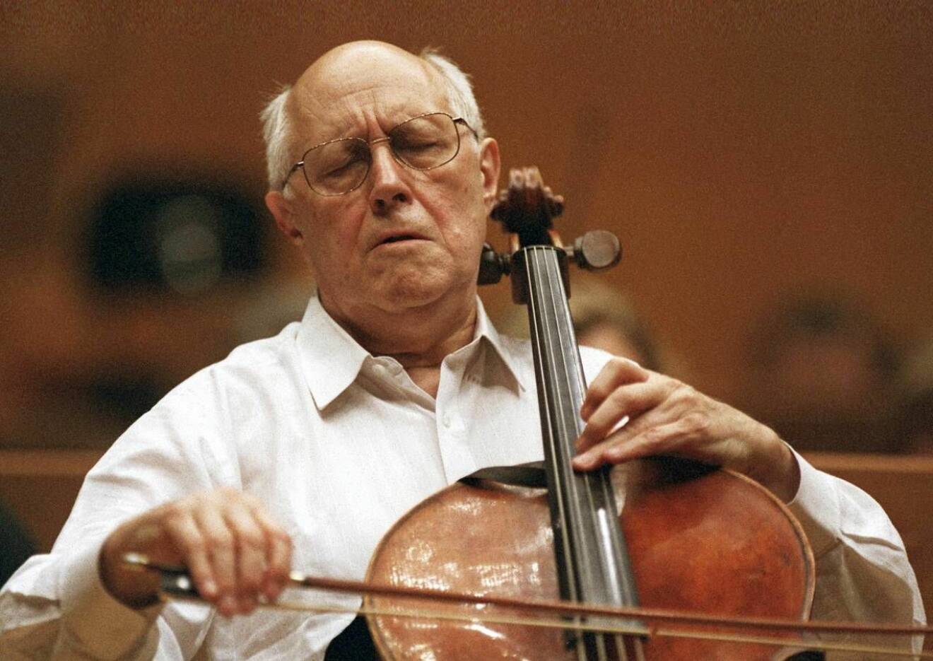 Den legendariske ryske cellisten Mstislav Rostropovich (1927–07) spelade på Stradivarius mest kända cello