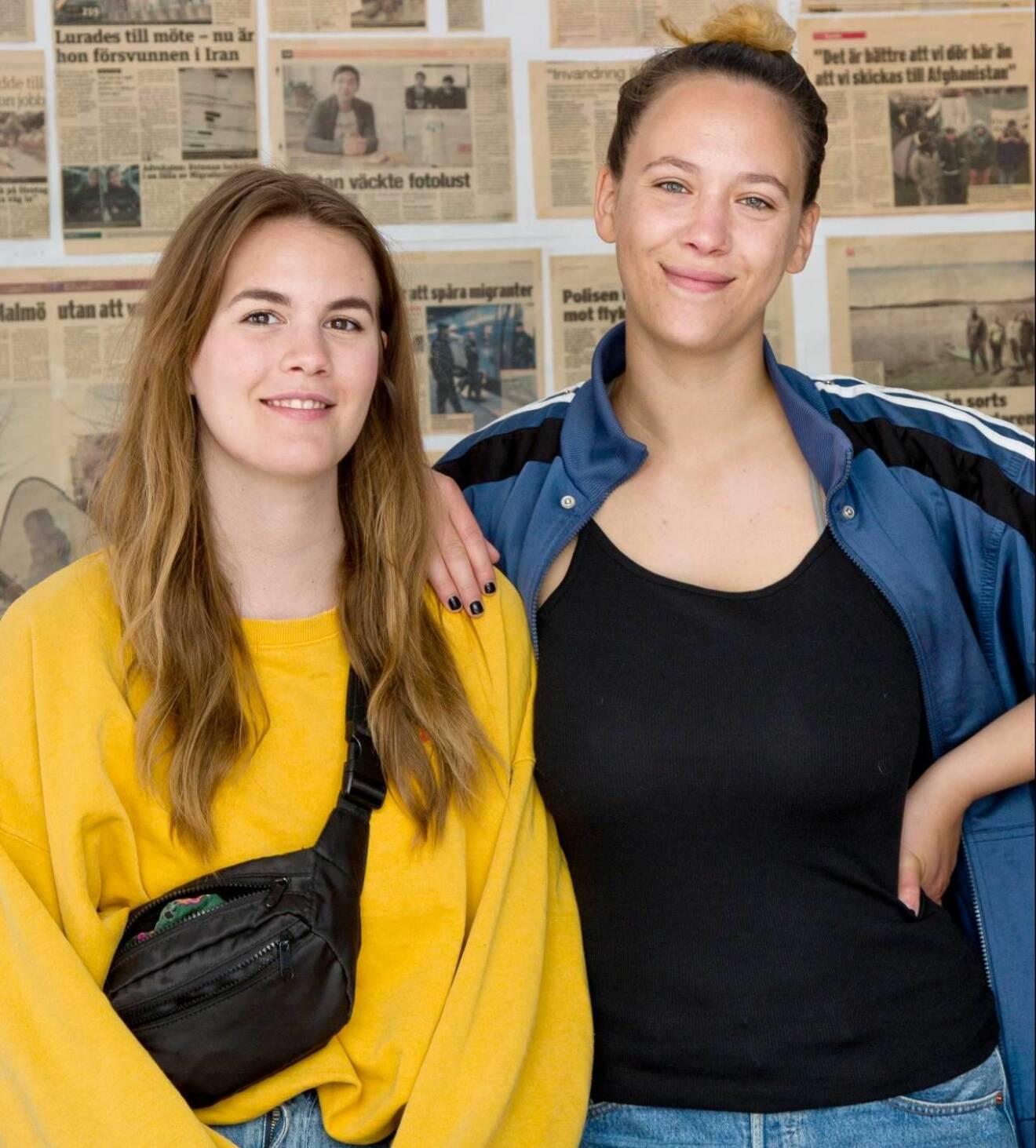 Mira Björkegren, projektedare och Bea Rundström, socionom arbetar tillsammans på Ensamkommandes Förbund, en mötesplats för nyanlända ungdomar.