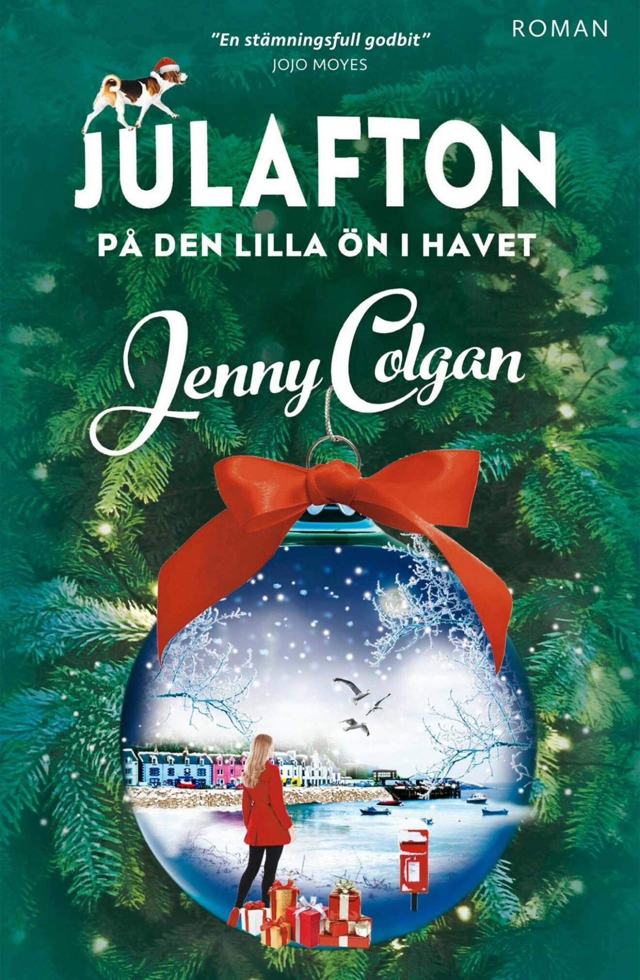 Bokomslag på Jenny Colgans senaste bok Julafton på den lilla ön i havet.