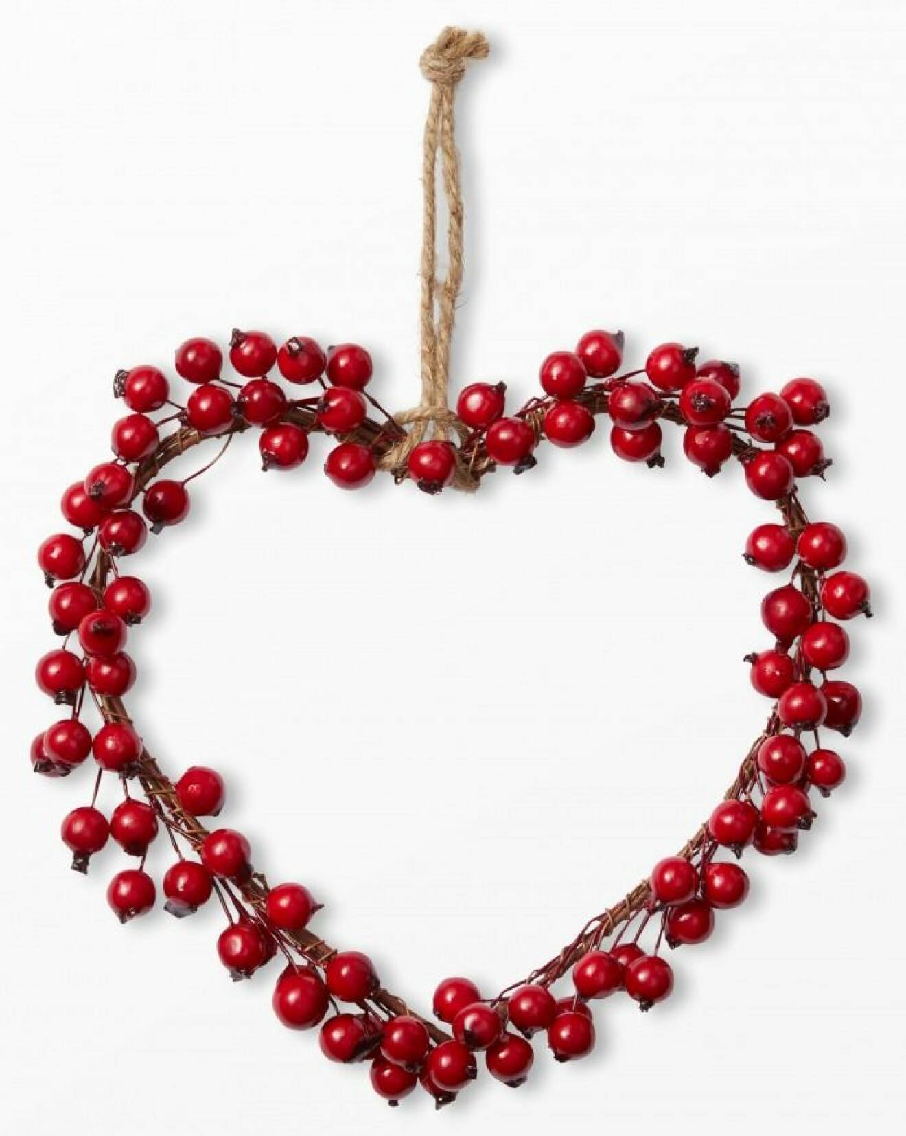 Dekorationshjärta med bär från Åhléns
