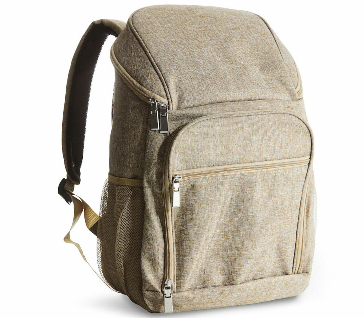 Beige ryggsäck med kylväska, från Sagaform