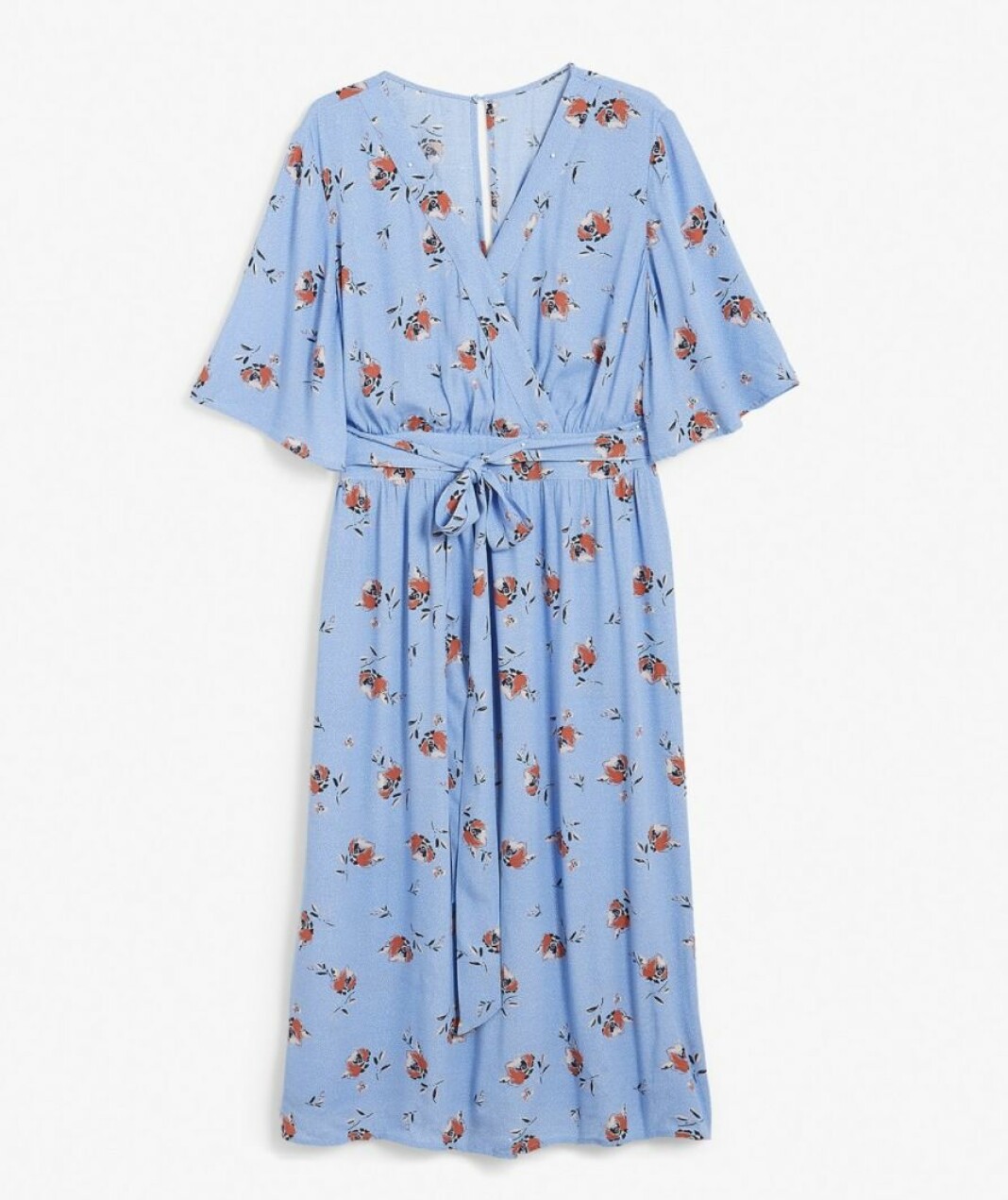 En blommig klänning från Kappahl