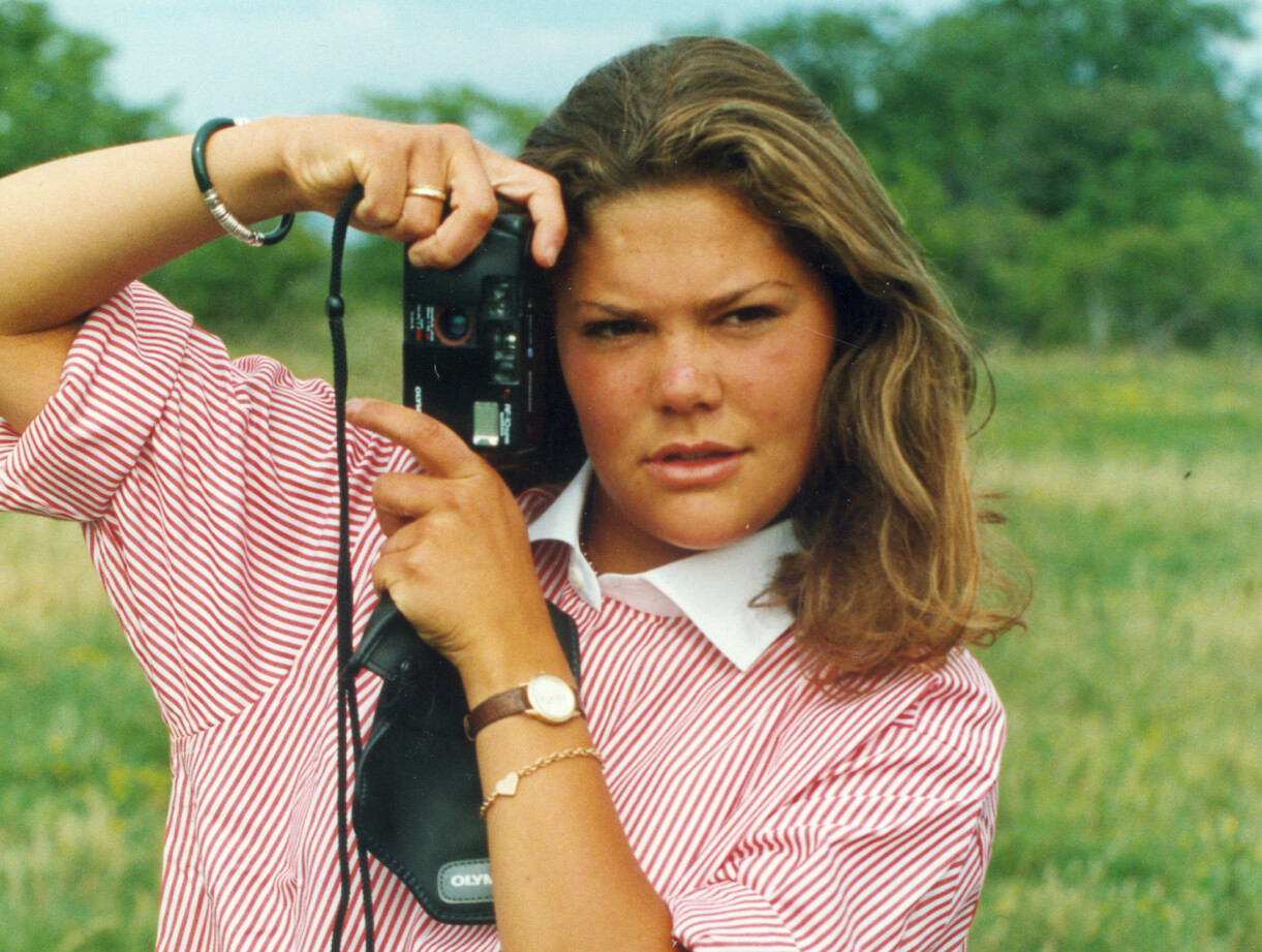 Foto: Roger Tillberg/TT Kronprinsessan Victoria på Öland, 1991.