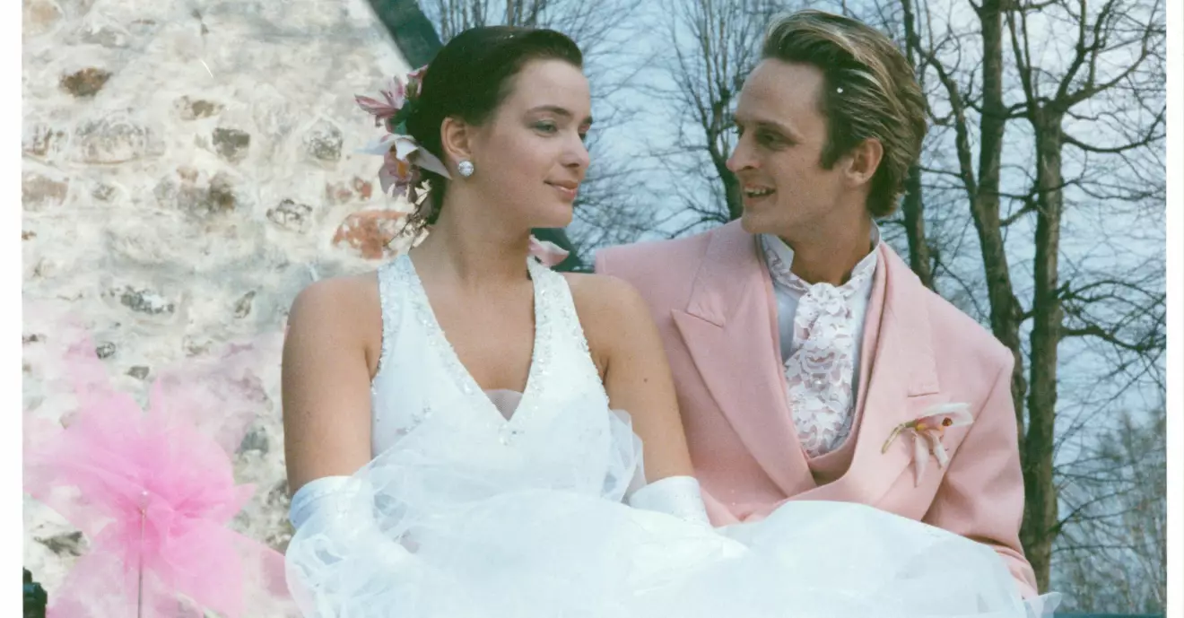 Sofia Wistam och Thomas "Orup" Eriksson gifter sig i april 1989.