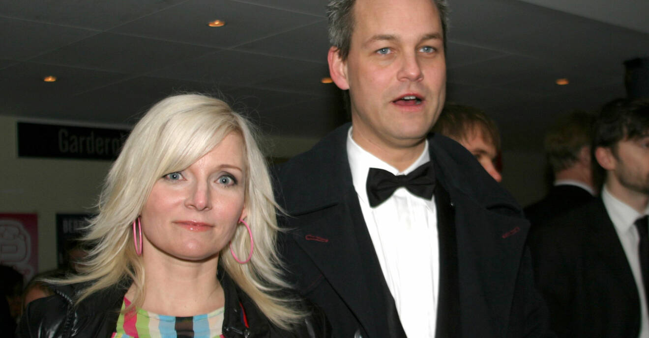 Bea Uusma och Henrik Schyffert på Filmgalan 2005.