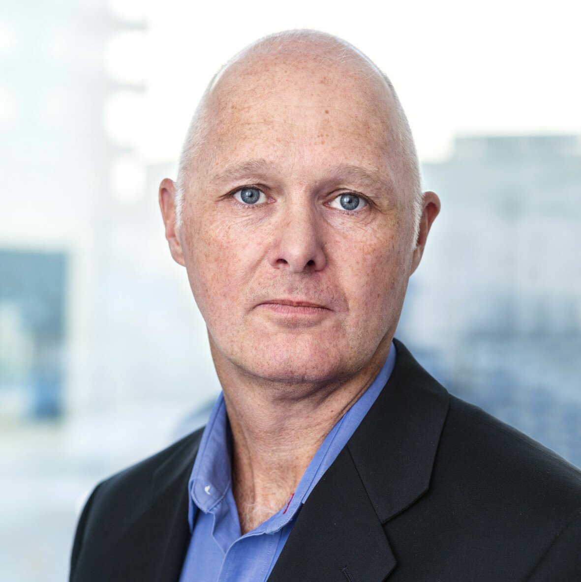 Johan Krantz, analytiker hos Kronofogden. Närbild på Johan Krantz, analytiker hos Kronofogden.